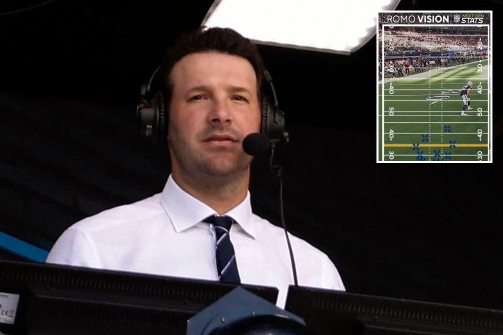 Not even Tony Romo can sensibly explain his own CBS graphics