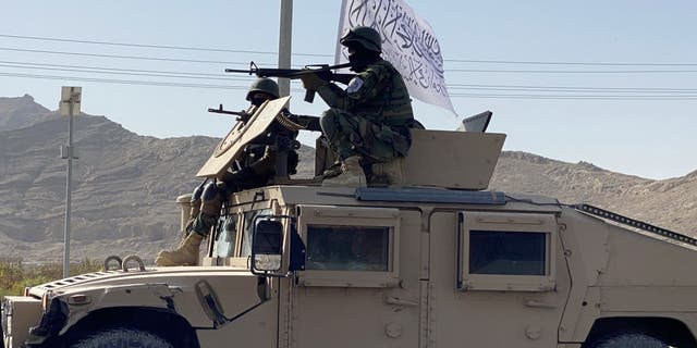 Taliban holds a military parade with equipment captured from U.S. army in Kandahar, Afghanistan on November 8, 2021. 