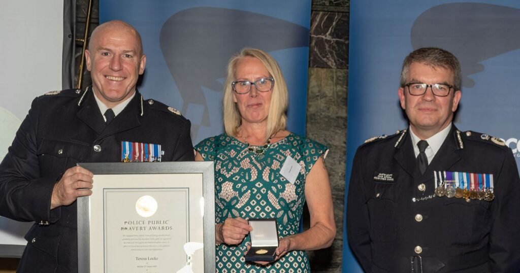 Woman who threw rocks at sex attacker trying to assault girl given bravery award
