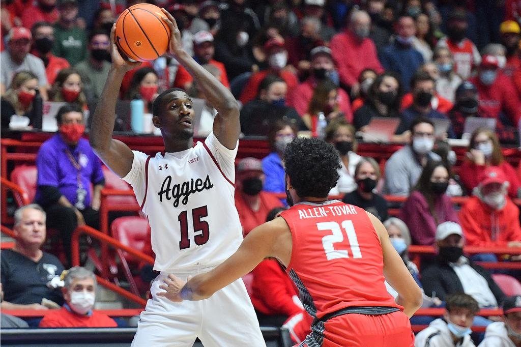 New Mexico State’s Mike Peake suspended after getting shot, killing assailant