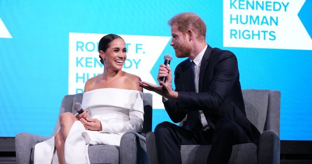 Harry mocked for being ‘under Meghan’s thumb’ in cheeky Christmas panto dig
