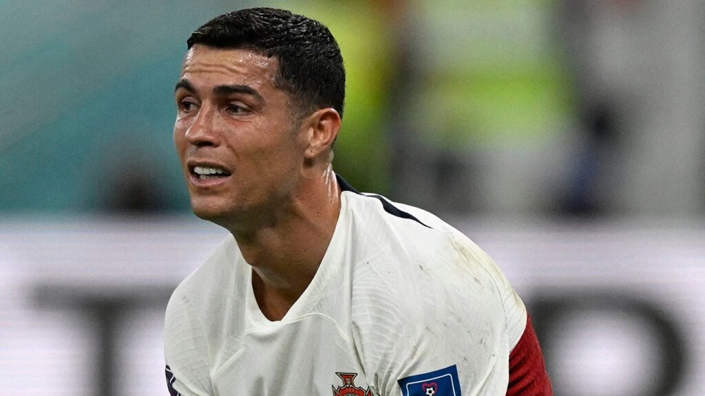 Ronaldo emotional after Portugal eliminated by Morocco in World Cup quarterfinals