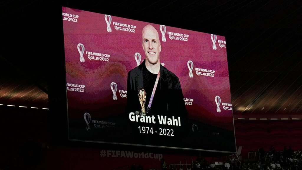Memorial at World Cup match honors late American soccer journalist Grant Wahl