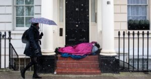 Advice issued on what to do if you see someone sleeping rough as nation freezes