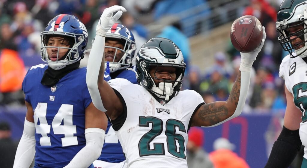 Eagles’ Miles Sanders channels ‘Waterboy’ to Adam Sandler’s delight