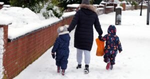 Full list of school closures for Tuesday as more warnings for snow over Britain