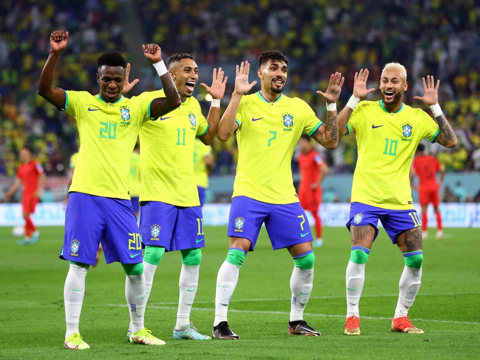 From Milla to Vinicius Jr, the World Cup’s dancing football stars