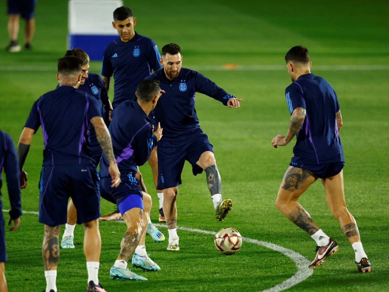 All eyes on Messi as Argentina train ahead of Croatia clash