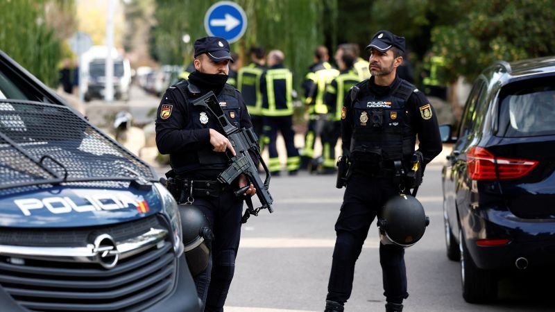 Explosion at Ukraine embassy in Madrid injures one person, officials say