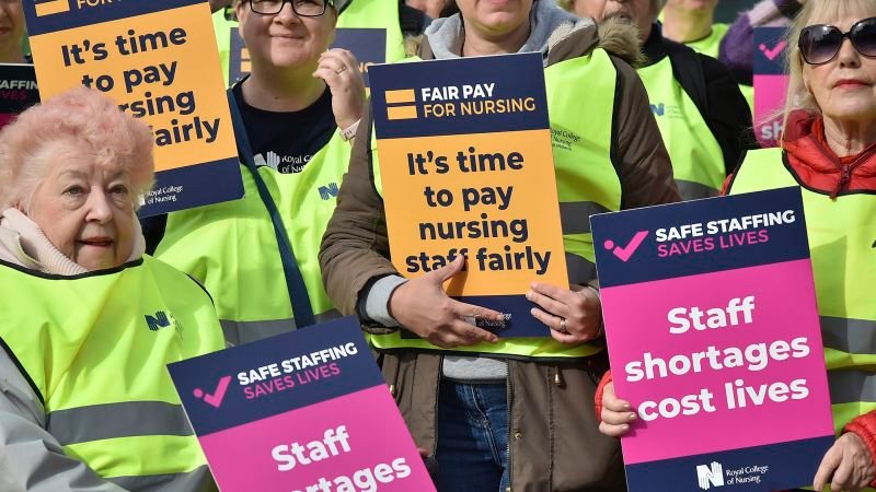 UK strikes set to escalate as nurses prepare for ‘unprecedented’ walkout
