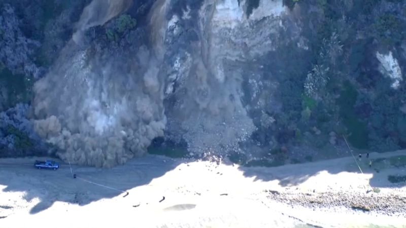 Palos Verdes Estates landslide: No injuries reported as cliff collapse forces beach closure