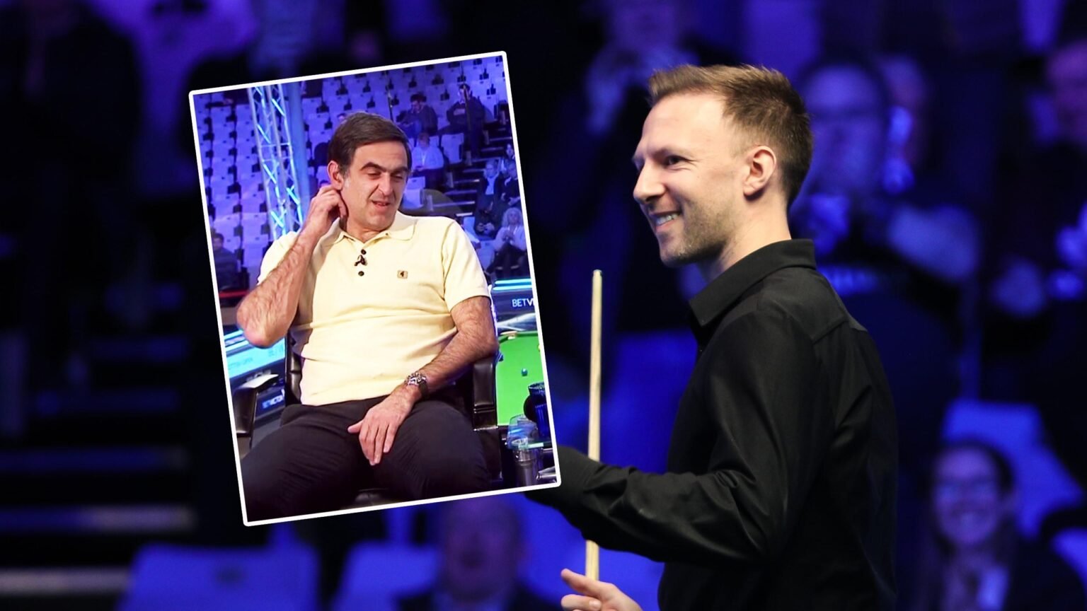 Ronnie O’Sullivan jokes with Judd Trump about challenge of staying at pinnacle of snooker at English Open
