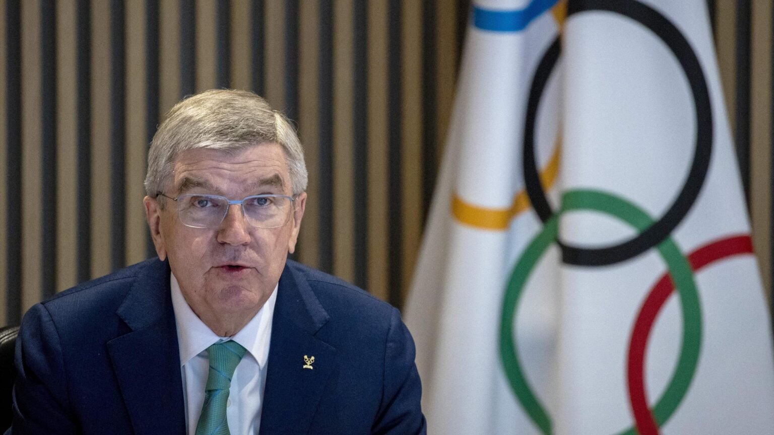 IOC president Thomas Bach not ready to discuss end of ban for Russian and Belarusian athletes ahead of Paris 2024 Games