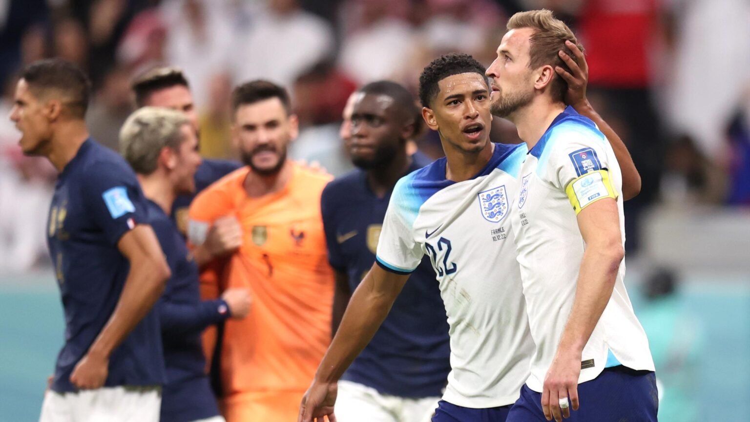 Referee Wilton Sampaio ‘had an absolute nightmare’ in England’s World Cup loss to France, says Gary Neville