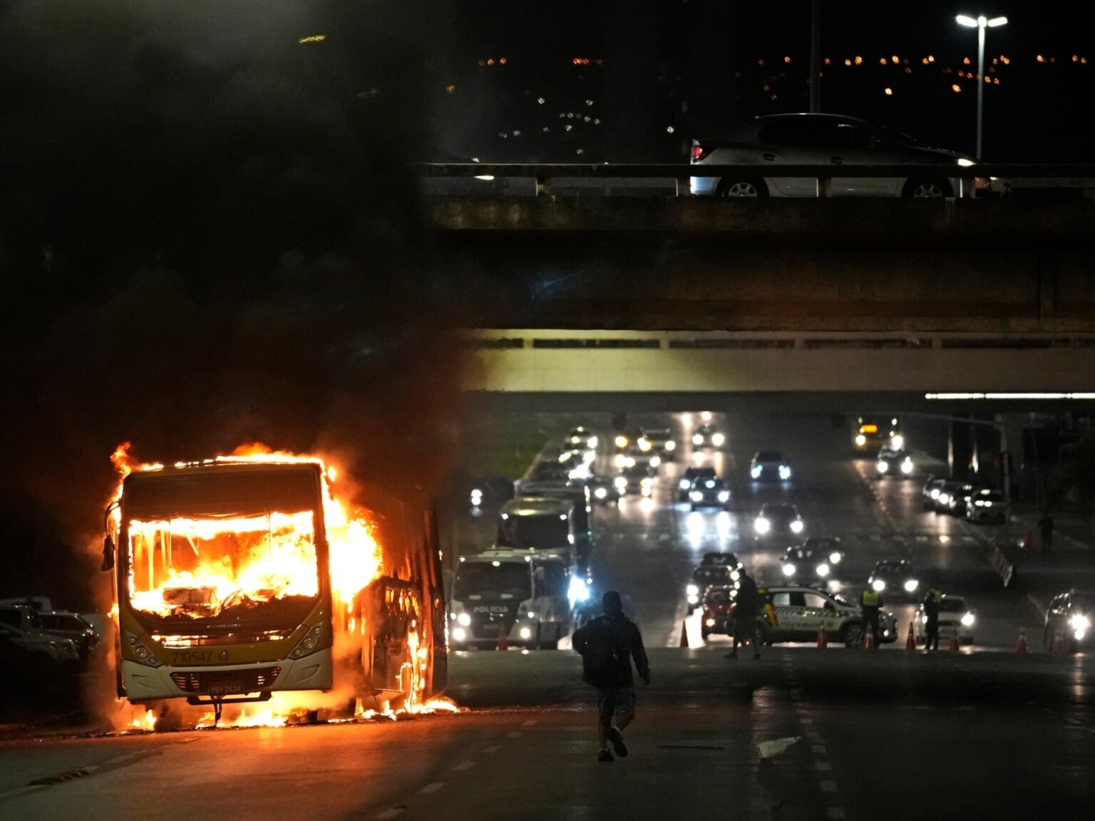 Bolsonaro supporters attack police headquarters in Brazil