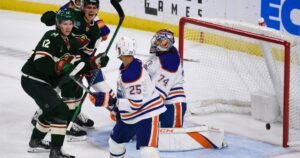 Edmonton Oilers come up short against Wild in Minnesota