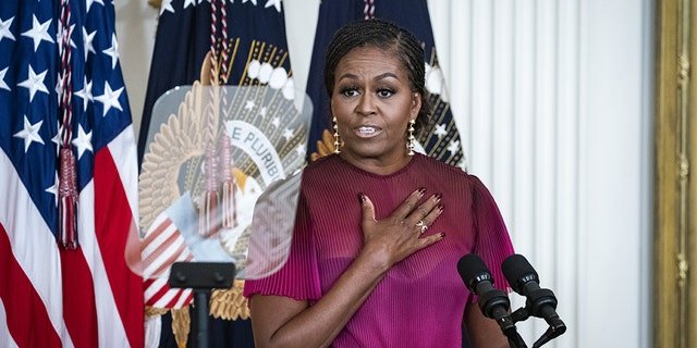 Former US First Lady Michelle Obama in Washington, D.C., US, on Wednesday, Sept. 7, 2022.