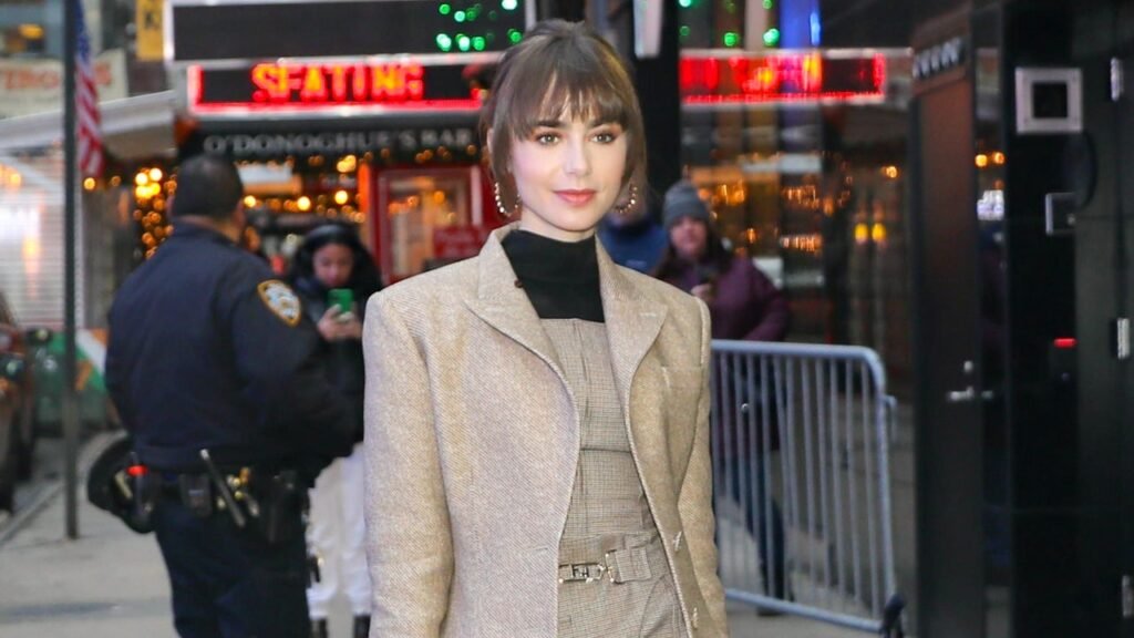 Lily Collins Sports One of Her Best French Girl Looks Yet