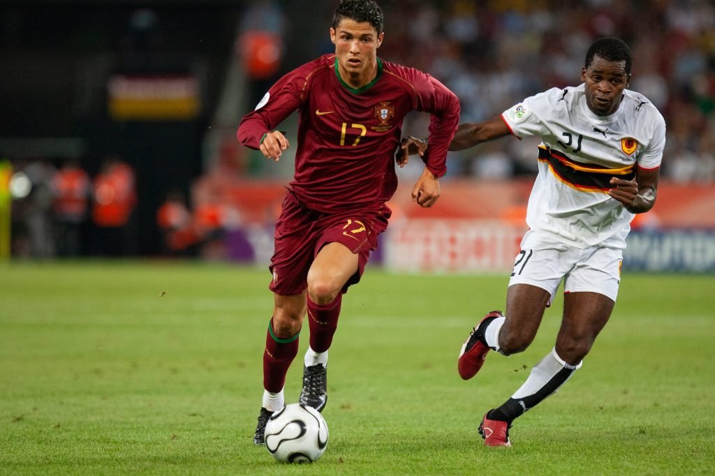 Ronaldo (17) was a part of Portugal's 2006 fourth place World Cup finish, their second-best World Cup performance in program history. 