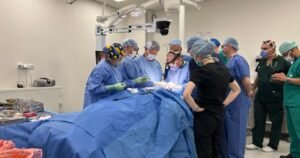 Canadian volunteers on medical mission provides medical services in Poland