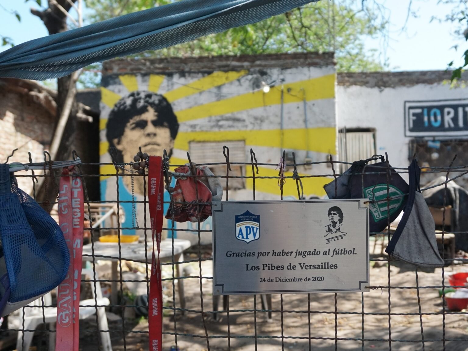 In the neighbourhood of Diego Maradona