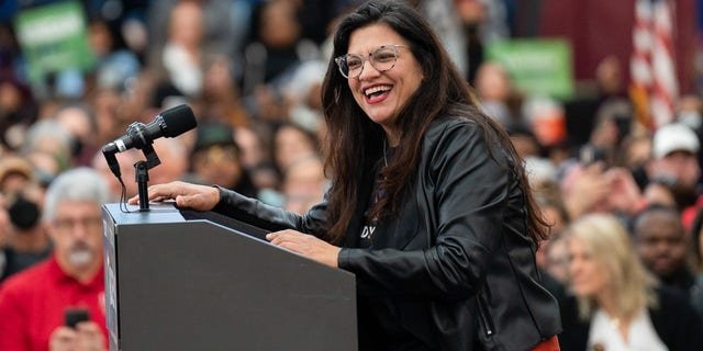 "This would gut bedrock environmental regulations and fast-track fossil fuel projects," said Rep. Rashida Tlaib, D-Mich. "I refuse to allow our residents in frontline communities to continue to be sacrificed for the fossil fuel industry’s endless greed." (Photo by Dominick Sokotoff/SOPA Images/LightRocket via Getty Images)