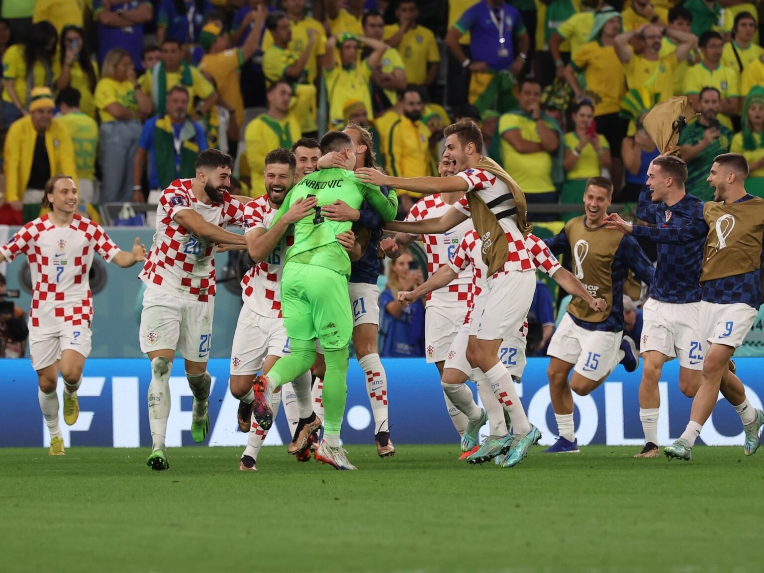 Croatia beat Brazil on penalties to reach World Cup semi-finals