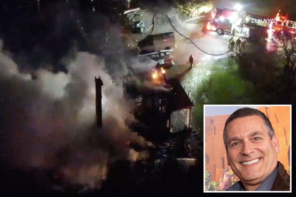 Movie producer Oren Aviv’s Southampton mansion destroyed by fire