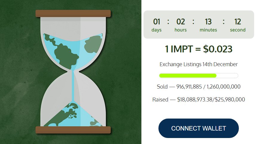 Whale Buys of $1M+ in IMPT Presale as 24 Hours Left – Hottest Crypto Right Now