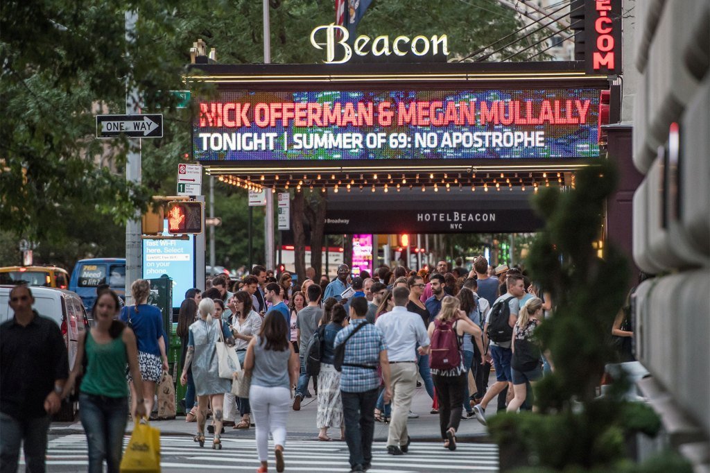 Beacon Theatre is pictured