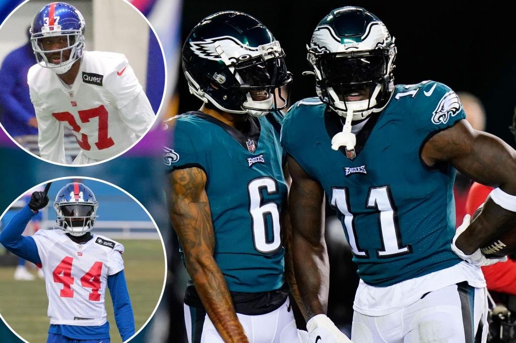 Eagles’ stud receiver duo poses mismatch for Giants’ weakened secondary