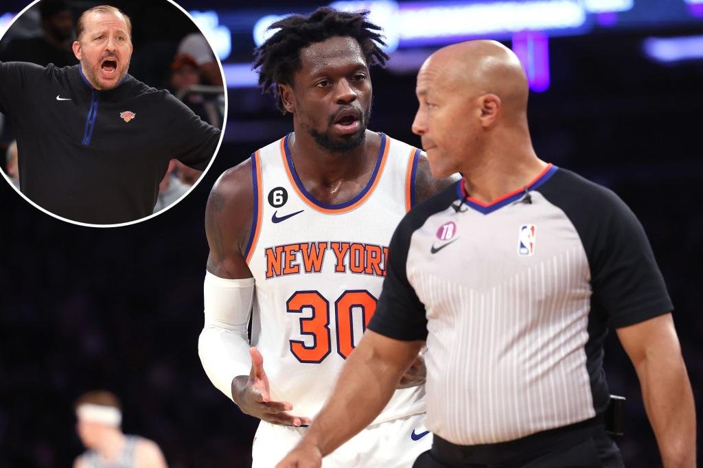 Tom Thibodeau: Knicks must ‘do a better job’ helping Julius Randle avoid ejections