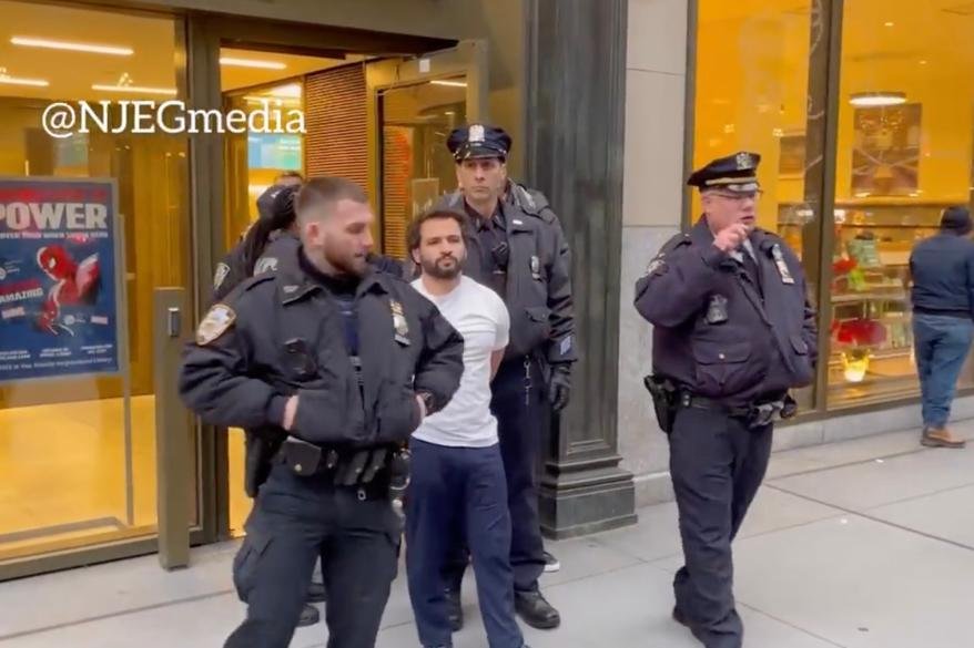 Catapano was charged with disorderly conduct, harassment, attempted assault and obstructing governmental administration, police said.