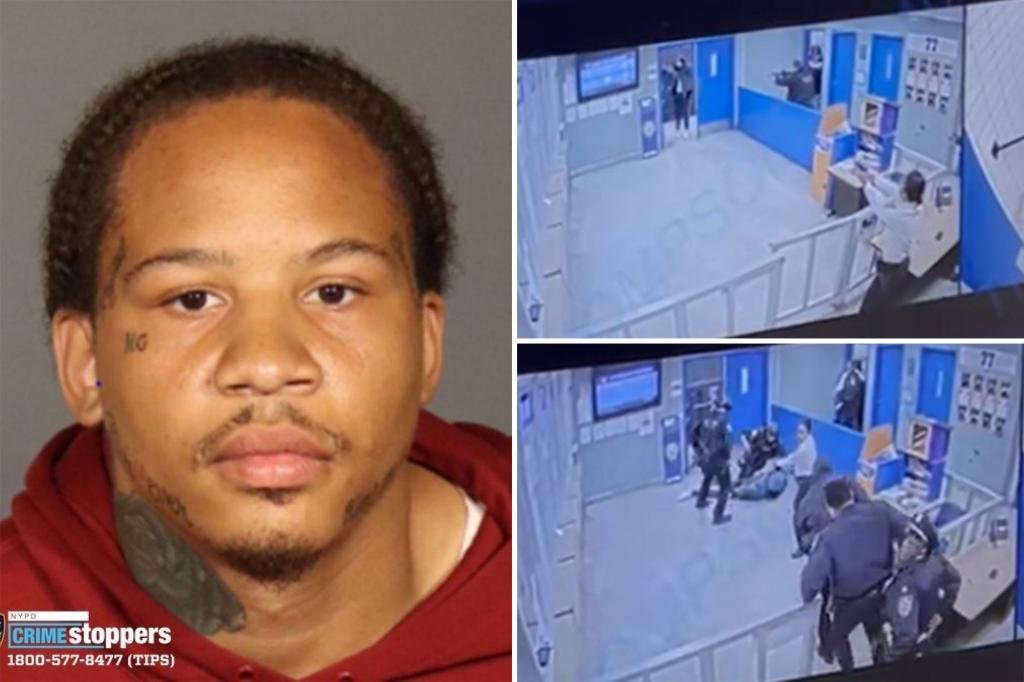 Dramatic video shows police aim guns at surrendering double murder suspect Sundance Oliver