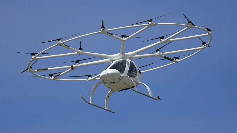 Drone manufacturer aims for Paris 2024 Olympics lift off, as air taxis become reality