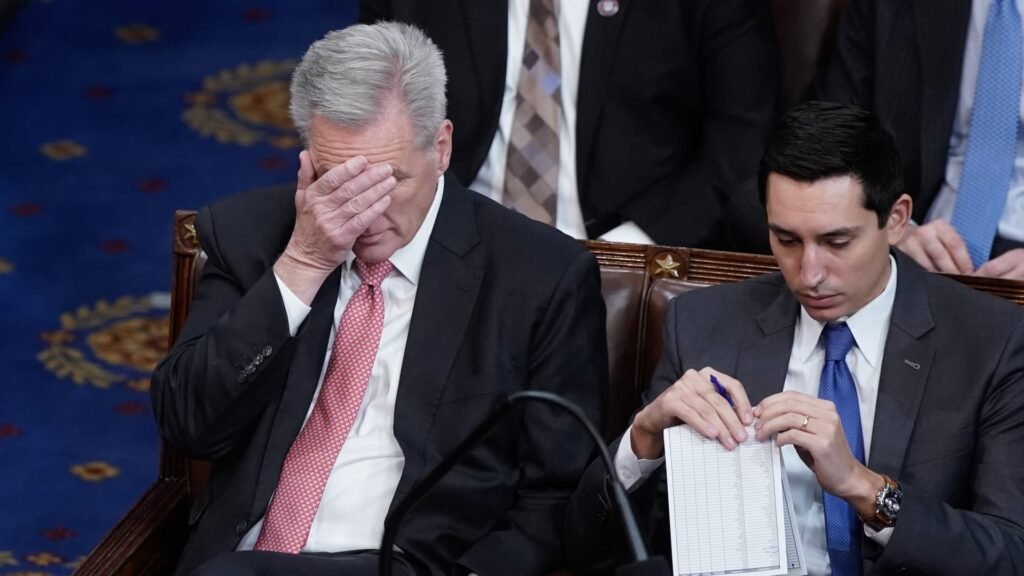 GOP leader McCarthy loses ninth House speaker vote after holdouts nominate two challengers