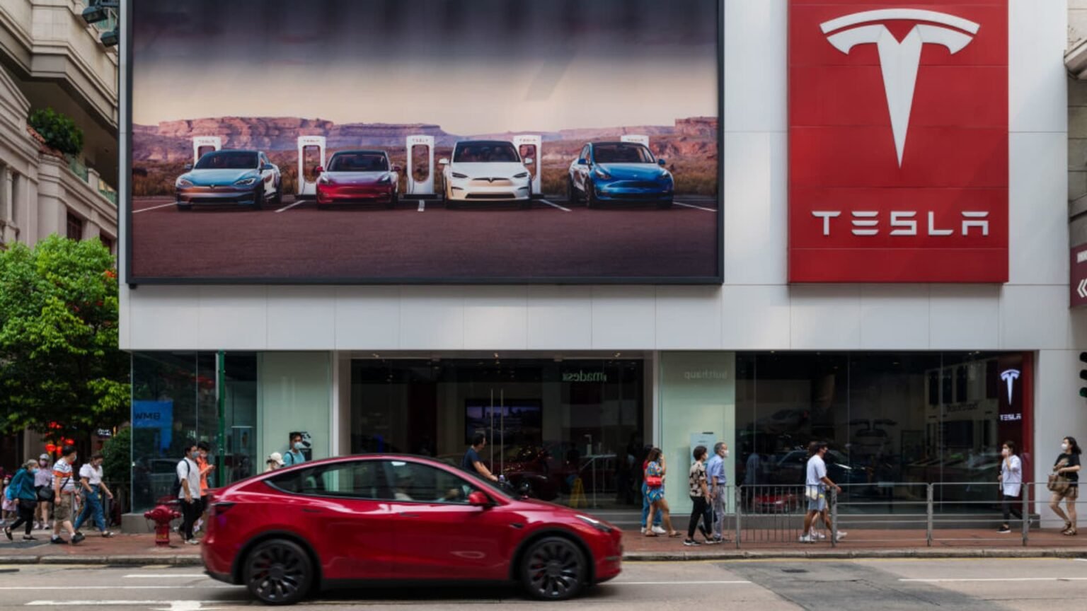 Tesla suppliers’ shares jump as electric automaker cuts prices for some models in China