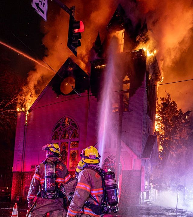 Portland arson suspect charged for historic church fire leaving 1905 house of worship marked for demolition