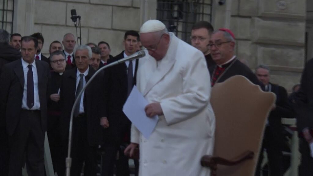 ‘A defeat for humanity’: Pope cries during prayer over Ukraine war