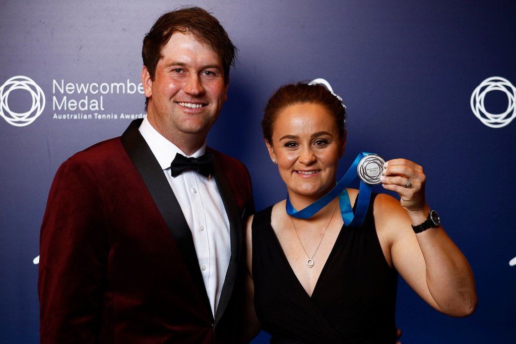 Barty and Kissick married in July 2022.