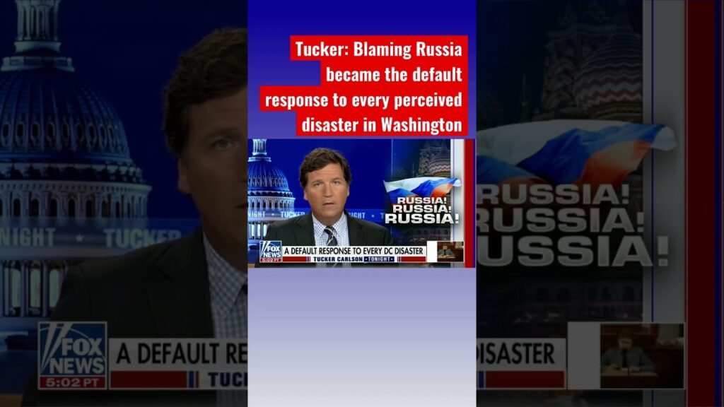 Tucker: Blaming Russia became a useful political tool #shorts #shortsvideo #shortsfeed