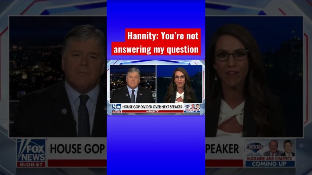 Hannity spars with Lauren Boebert over McCarthy speaker vote #shorts #shortsvideo #shortsfeed