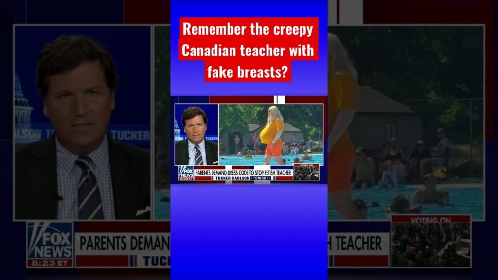 Tucker Carlson: The school board defended this guy #shorts