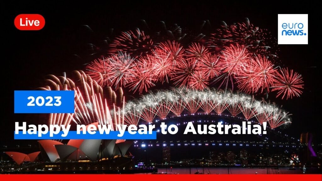 Firework display in Sydney as 2023 reaches Australia