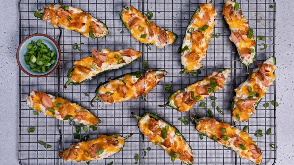 Jalapeno poppers with salmon and cream cheese: Try the recipe