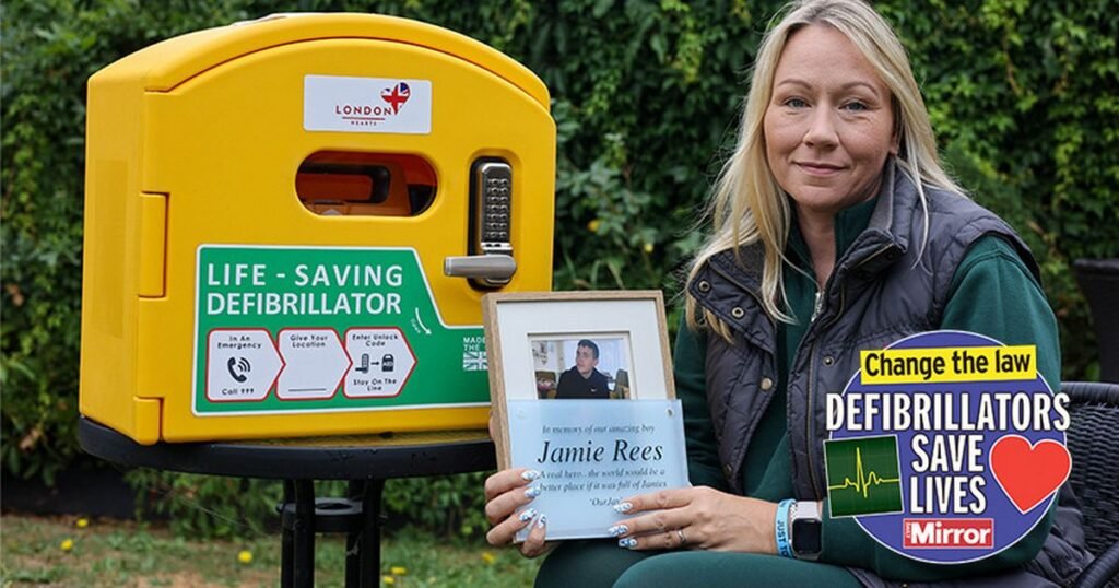 Mum raises £55,000 to buy defibrillators for hometown after teenage son’s death