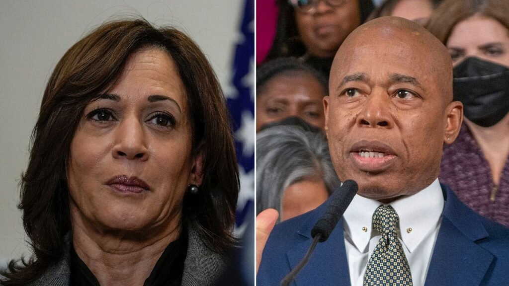 New York City Mayor Eric Adams demands ‘national czar’ for migrant surge, a role VP Kamala Harris already has