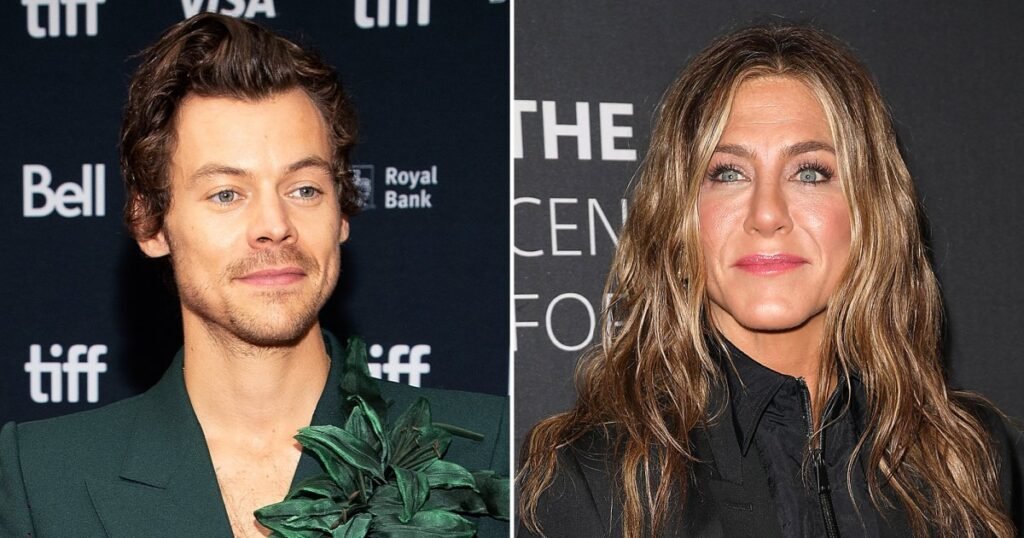 Harry Styles Rips His Pants in Front of Celeb Crush Jennifer Aniston While Performing on Stage