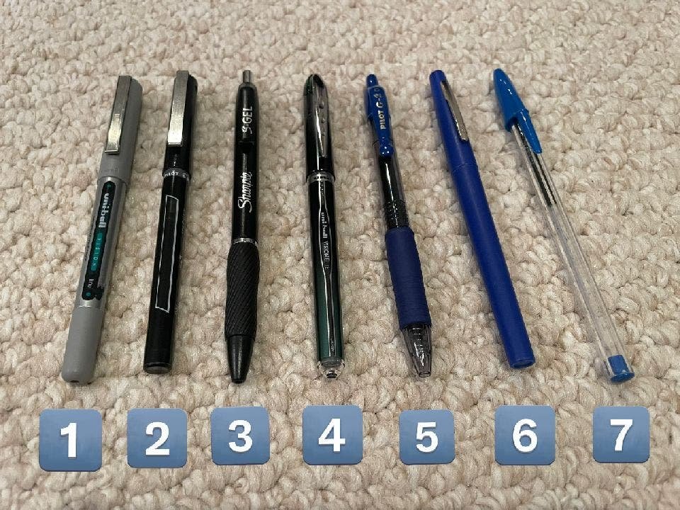 Man’s viral tweet ignites major debate on which pen is the best writing tool