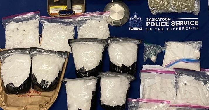 Several kilograms of meth and cannabis seized in Saskatoon drug bust
